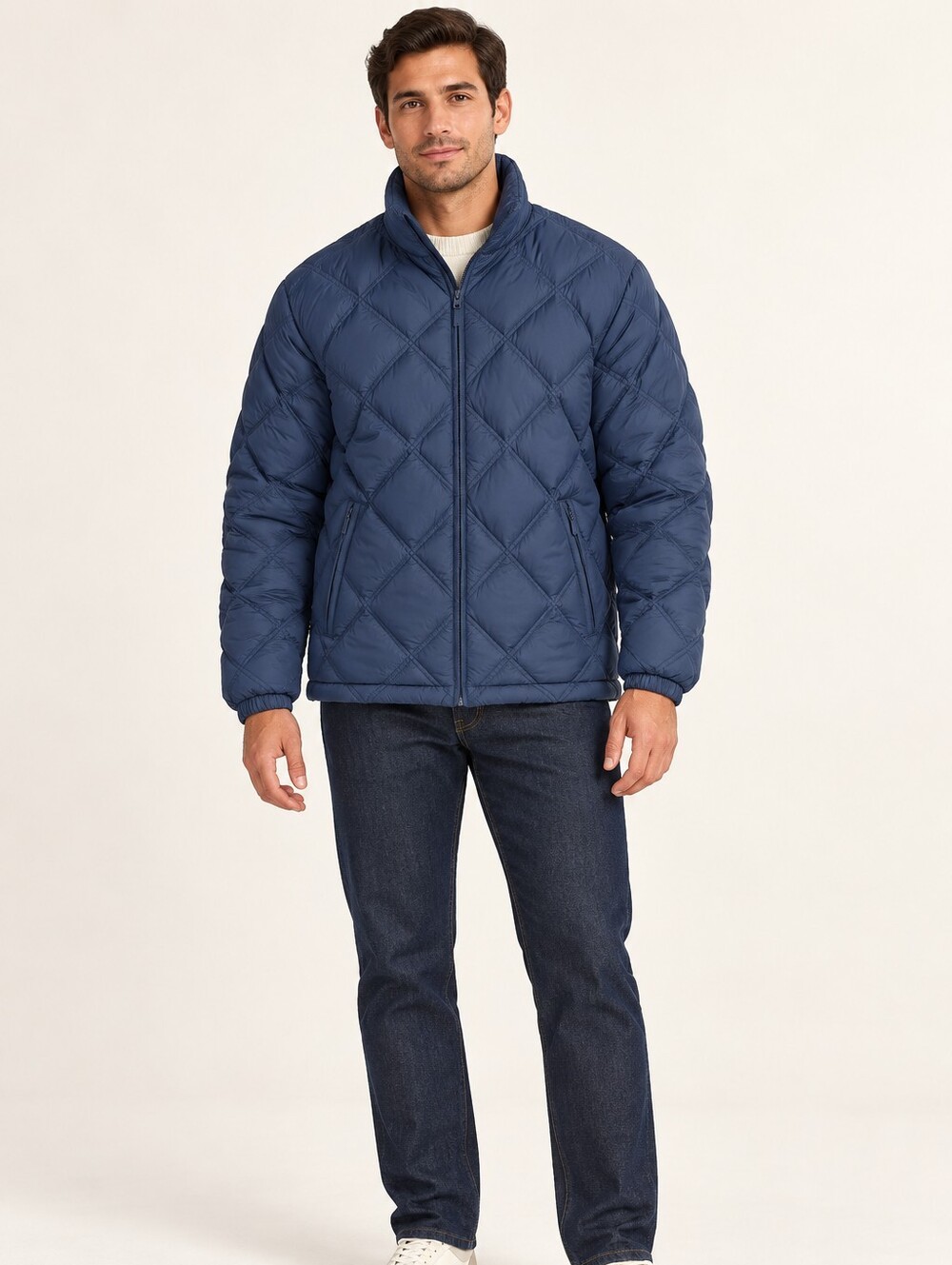 Vintage Cabela’s Goose Down Diamond Quilted Puffer Gorpcore Jacket Medium
